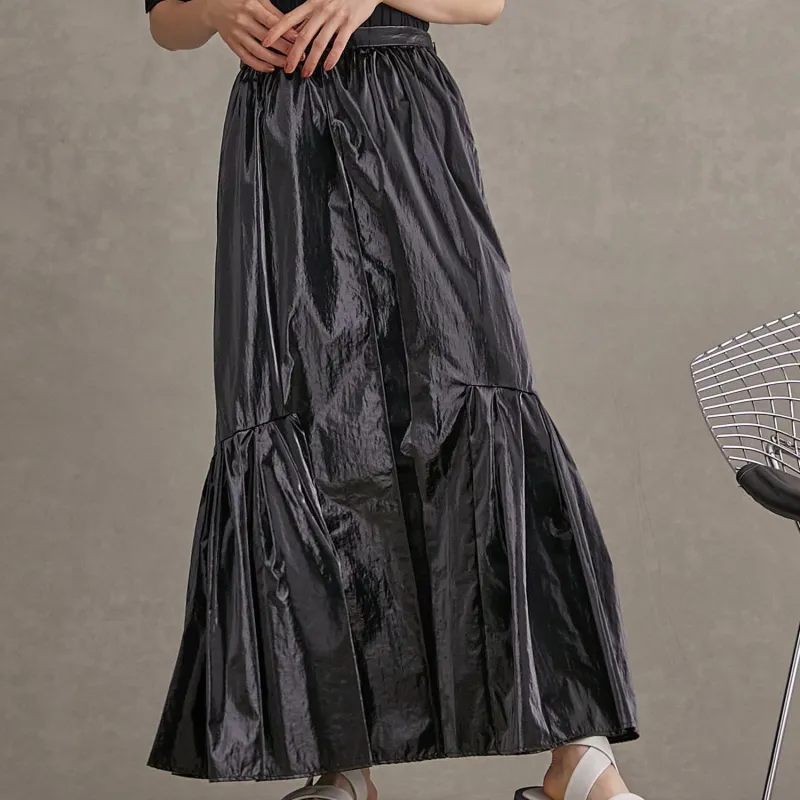 PUBLIC TOKYO Casual Long Skirts Women's Black-1