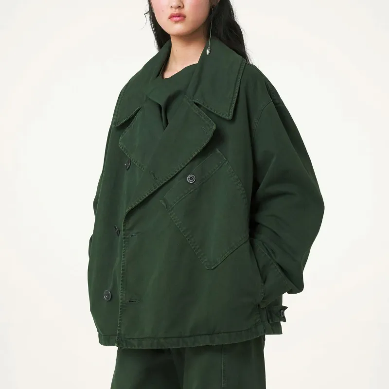 Lemaire Denim Jacket Unisex Green-1
