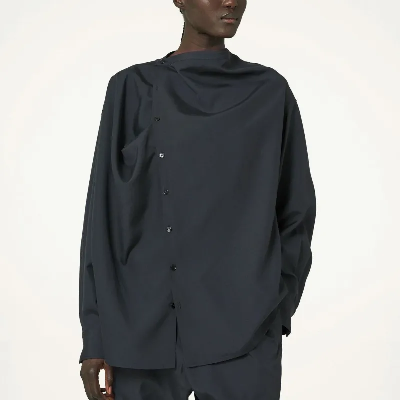 Lemaire FW23 Shirt Women's Gray Black-1
