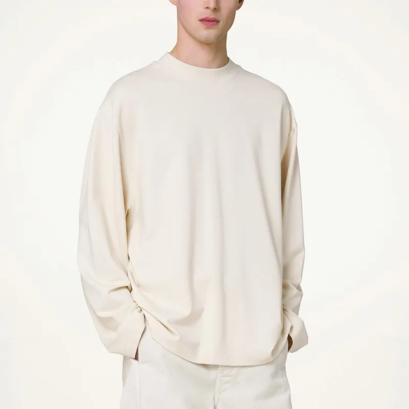 Lemaire FW23 Sweatshirt Unisex Cream White-1