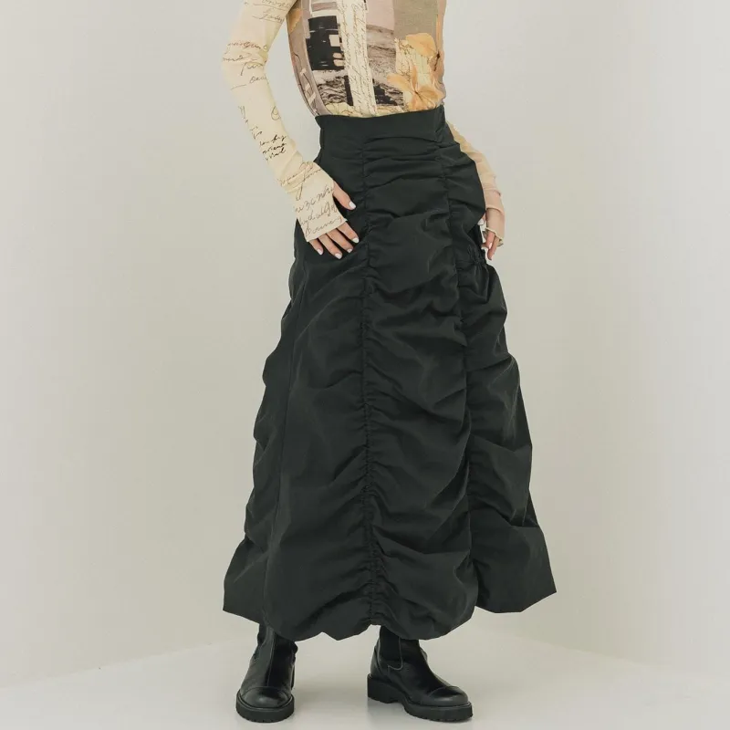 PUBLIC TOKYO Casual Long Skirts Women's Black-3