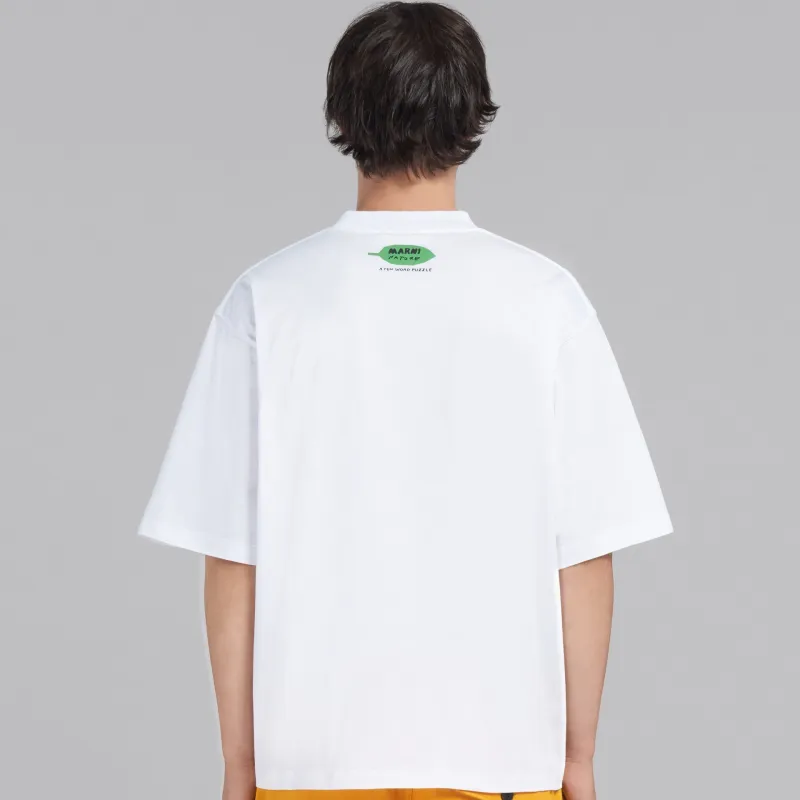 MARNI Floral Printed Crewneck T Shirt-2