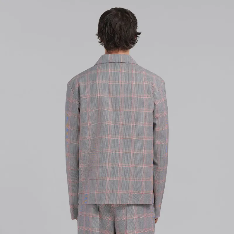 MARNI Checked Single-breasted Blazer-2