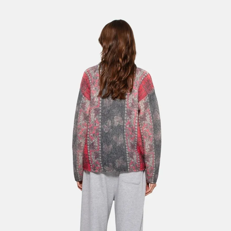 Stussy Mixed Print Alpaca Sweater-2