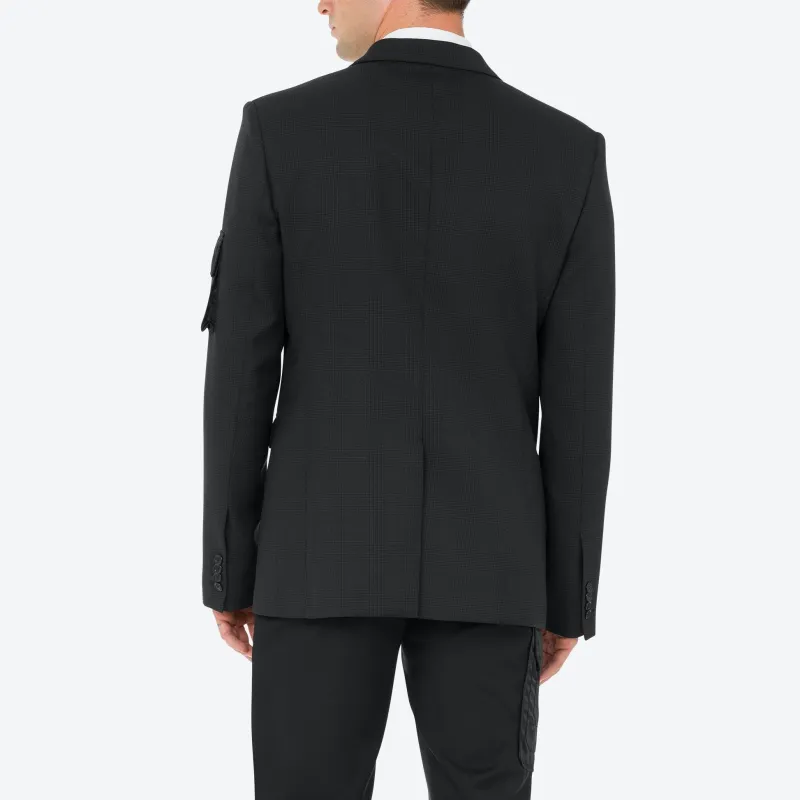 MOSCHINO SS24 Business Suit Men's Black-2
