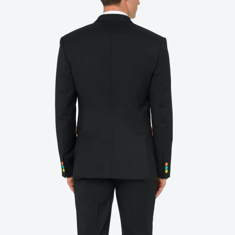 MOSCHINO SS24 Business Suit Men's Black-2