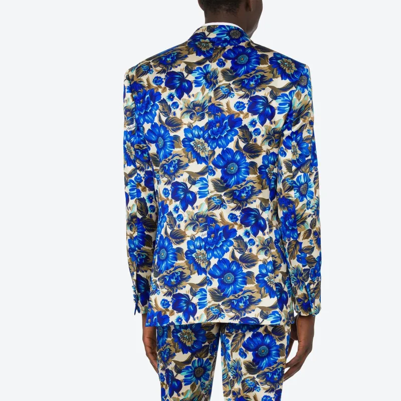 MOSCHINO SS24 Business Suit Men's Blue-2