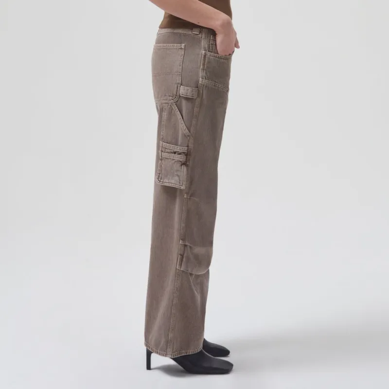AGOLDE Nera Mid-Waisted Wide-Leg Jeans-3