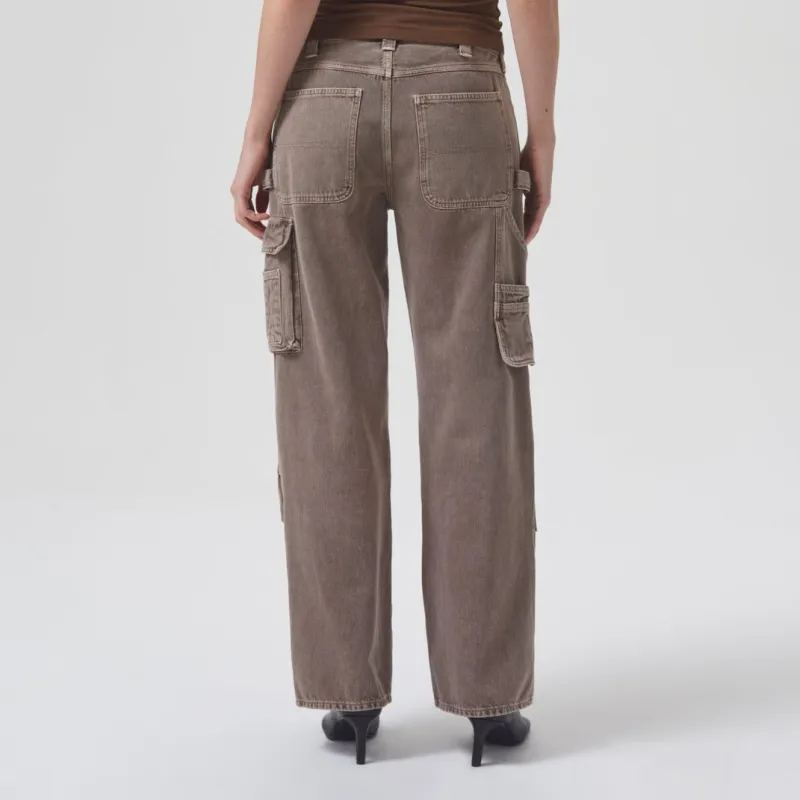 AGOLDE Nera Mid-Waisted Wide-Leg Jeans-2