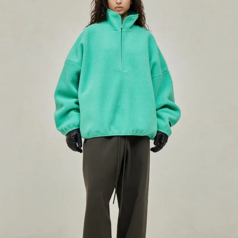 Fear Of God Essentials Polar Fleece Half Zip Mockneck-2