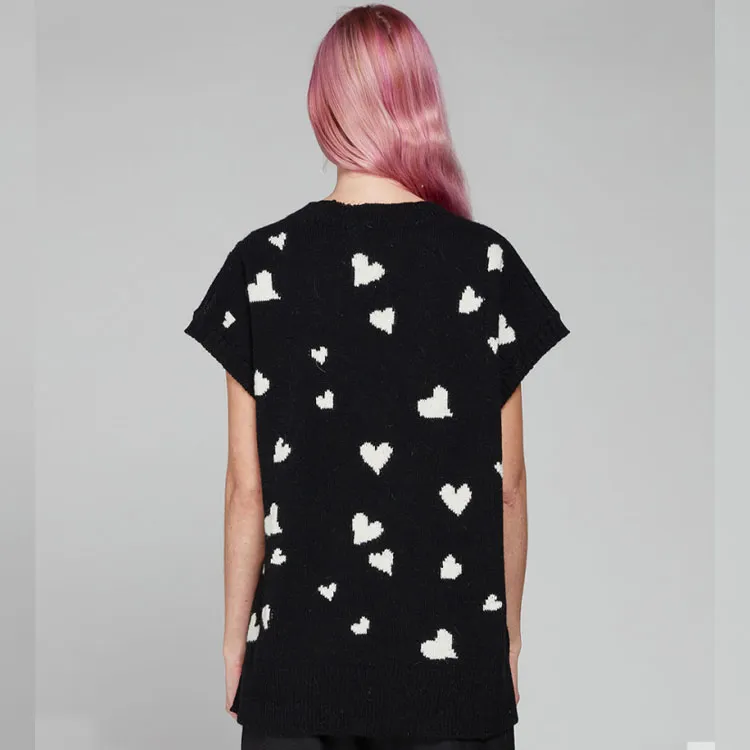 MARNI Bunch Of Hearts Alpaca wool Vest-1