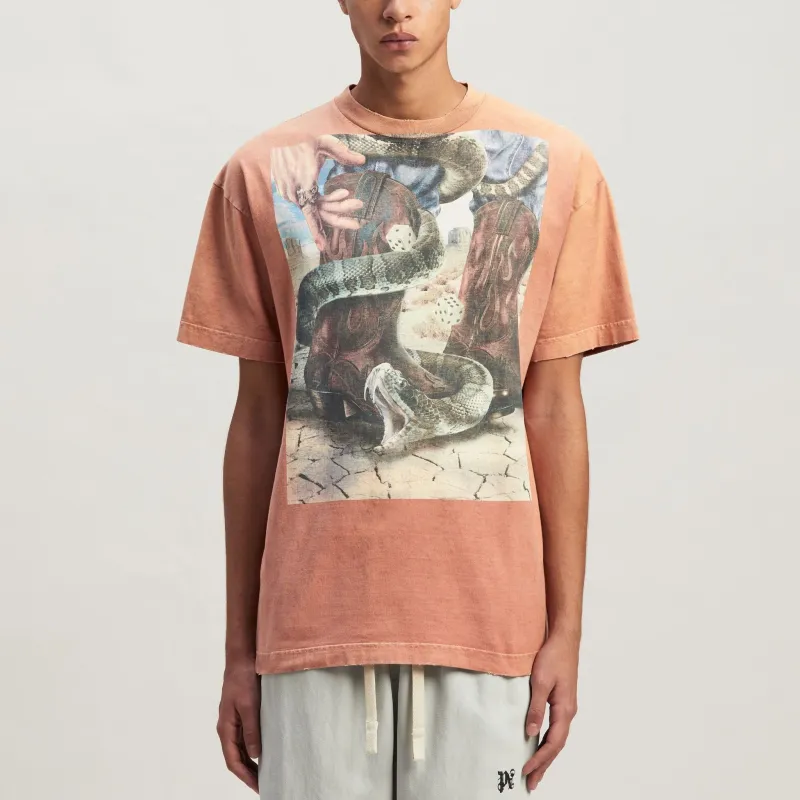 PALM ANGELS Graphic Printed Crewneck T Shirt-2