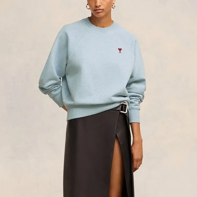 AMIPARIS Paris Ami De Coeur Logo Detailed Long Sleeved Sweatshirt-1