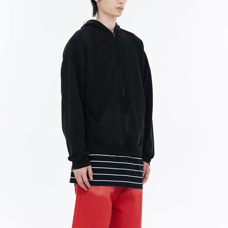 WE11DONE Spiked Zip up Hoodie-4