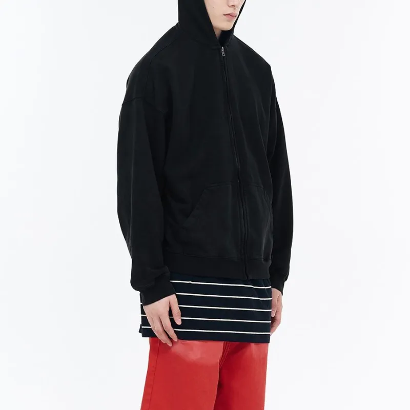 WE11DONE Spiked Zip up Hoodie-5