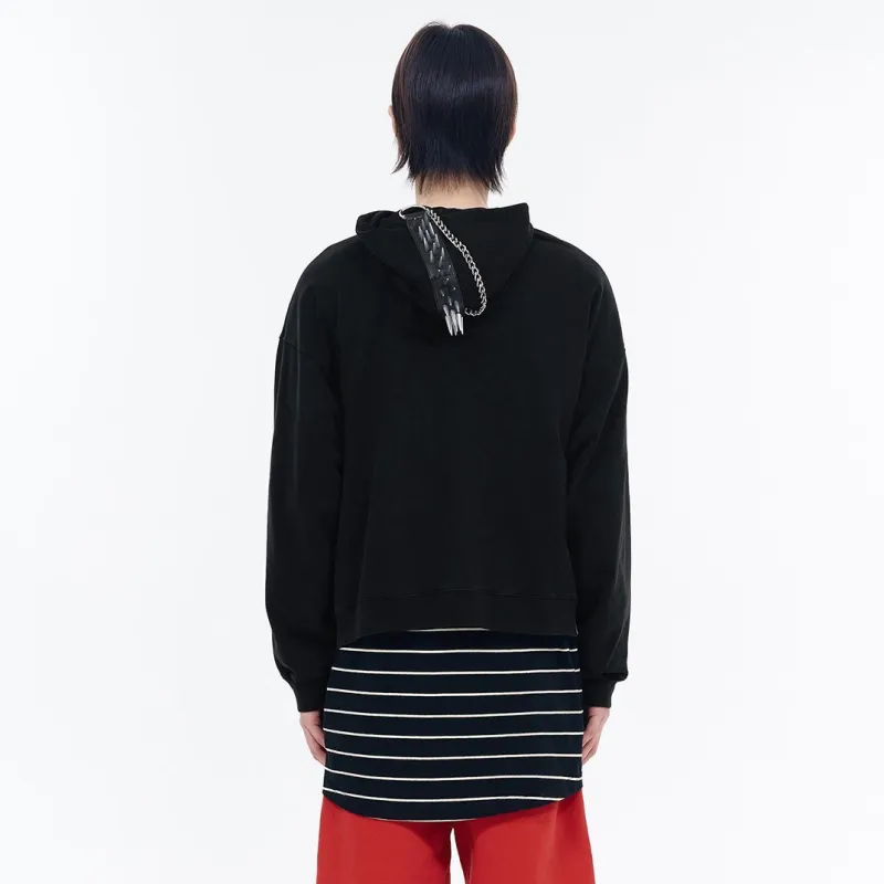 WE11DONE Spiked Zip up Hoodie-3