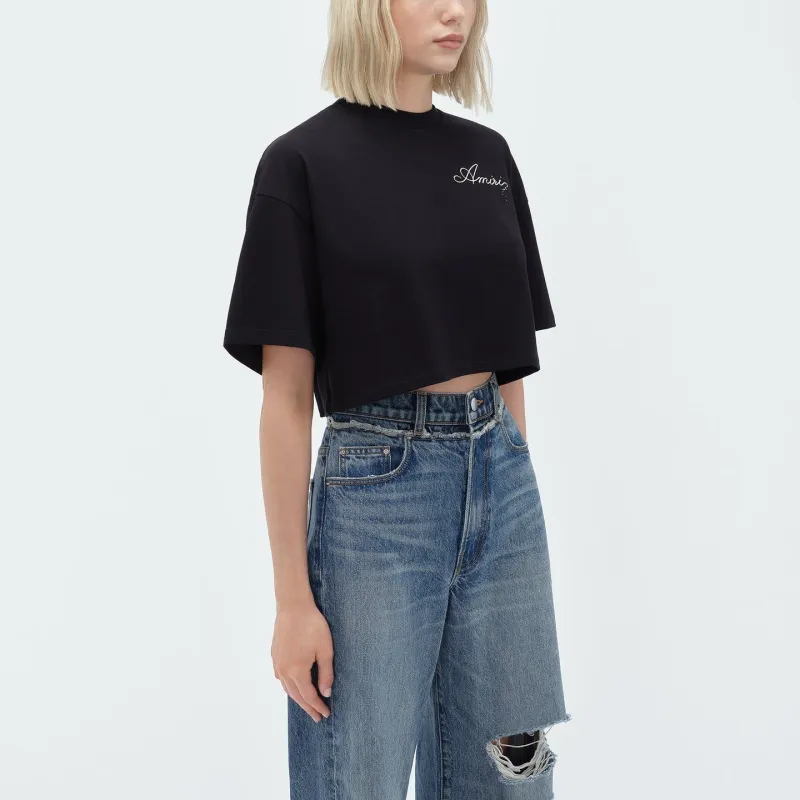 AMIRI SS24 Regular T Shirt Women's Black-3