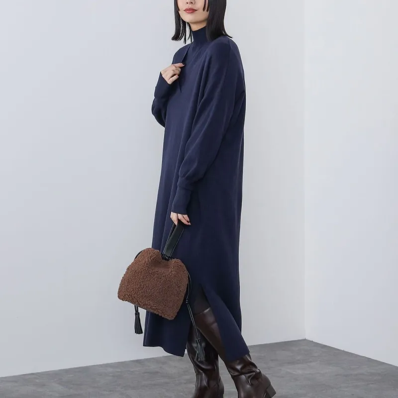 Beams Skirt Set Women's Marine Blue-2