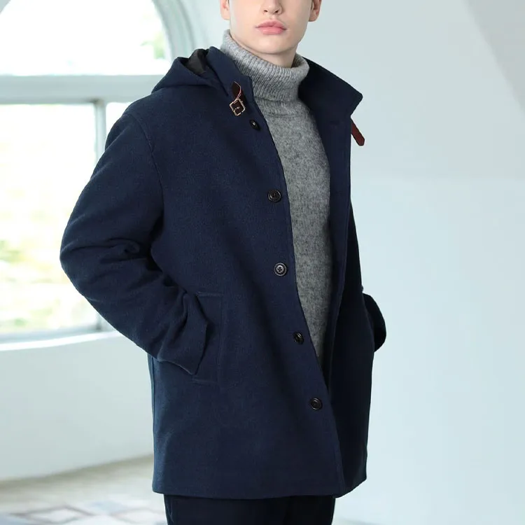 Beams Coats Men Navy-2