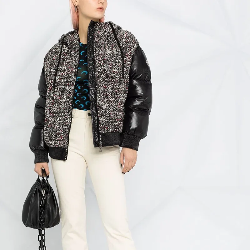 Moncler Down Jacket Women's Black-1