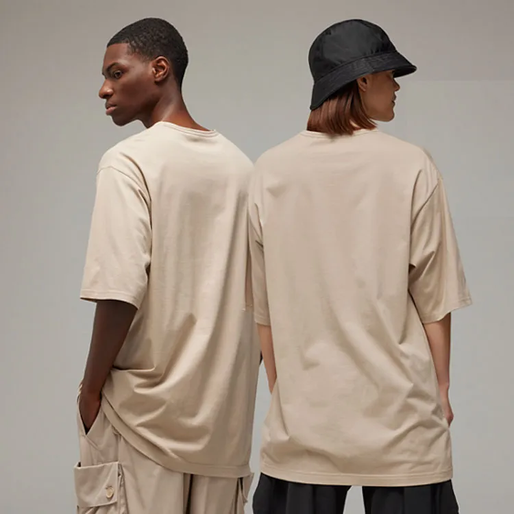 Y 3 Logo appliqué Cotton T shirt-2