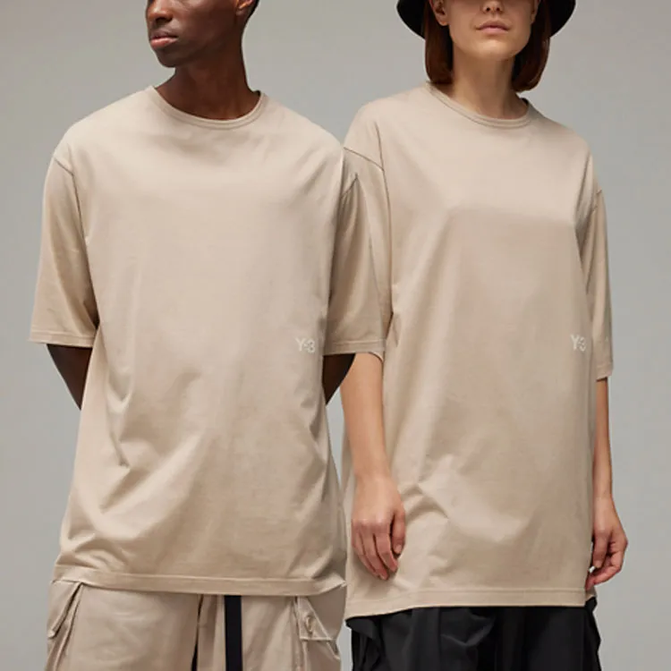 Y 3 Logo appliqué Cotton T shirt-1