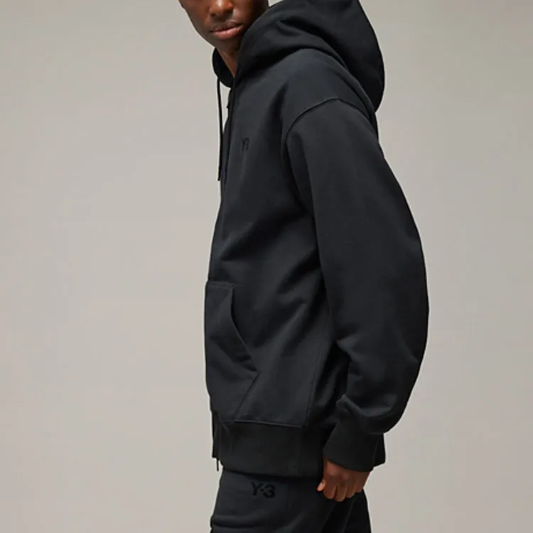 Y 3 Logo appliqué Zip up Hoodie-3