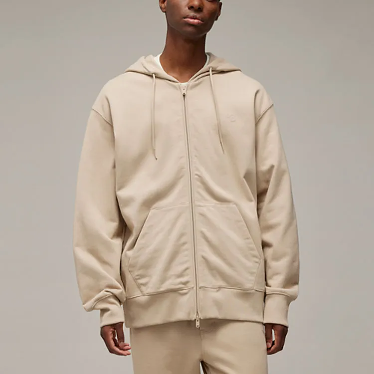 Y 3 Logo Printed Zipped Hoodie-1
