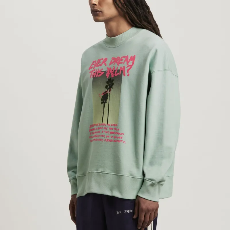 PALM ANGELS Graphic Printed Crewneck Sweatshirt-3