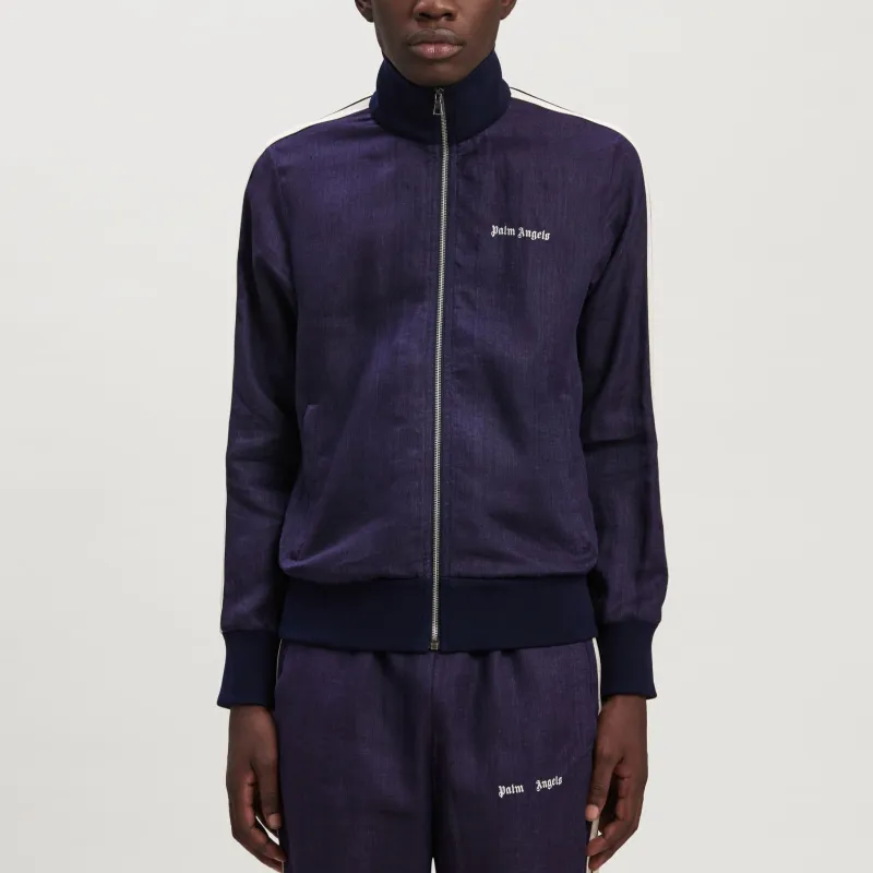 PALM ANGELS Logo Embroidered Zipped Track Jacket-1