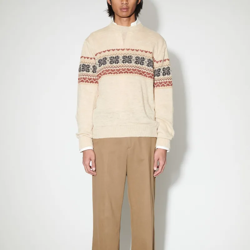 OUR LEGACY Snow Fairisle motif Jumper-1
