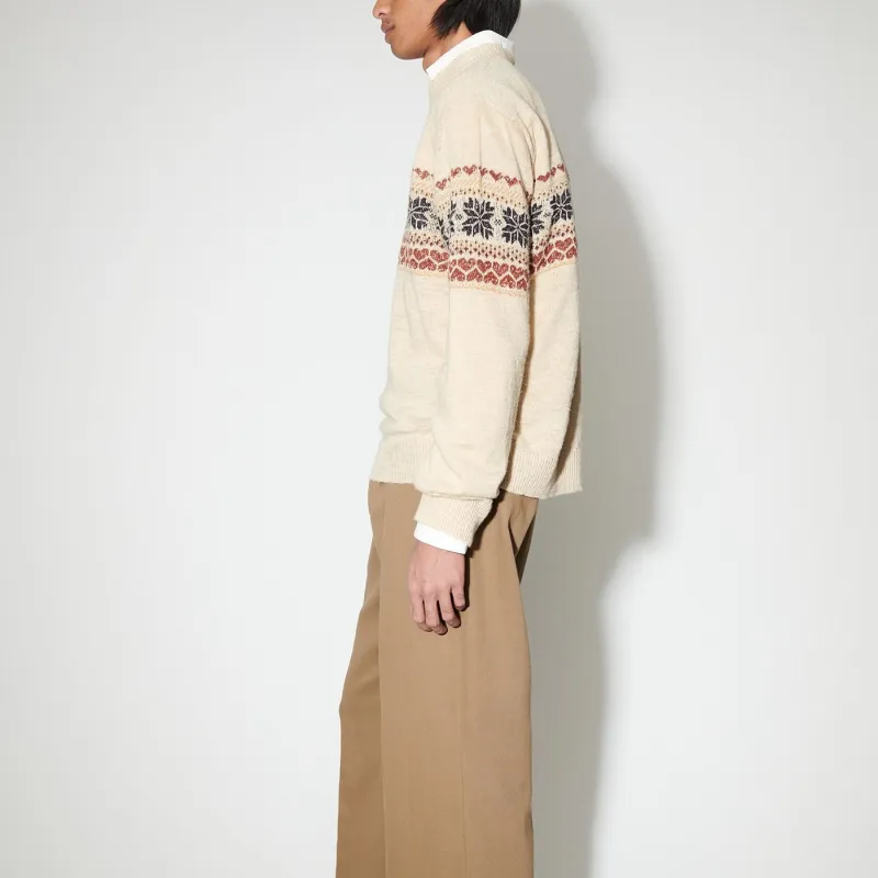 OUR LEGACY Snow Fairisle motif Jumper-3