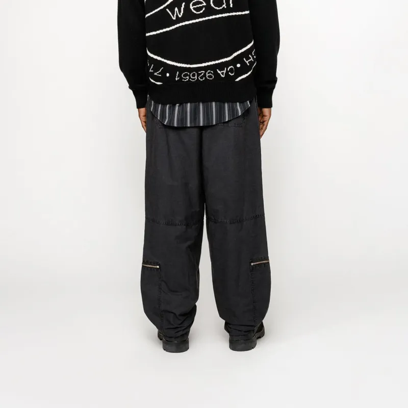 Stussy Flight Ripstop Pigment Dyed Pant Black 30 - POIZON Stussy Flight Ripstop Pigment Dyed Pant Black 30 - POIZON