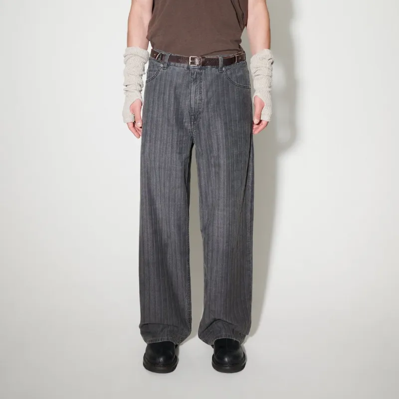 OUR LEGACY Striped Vast Cut Jeans -1