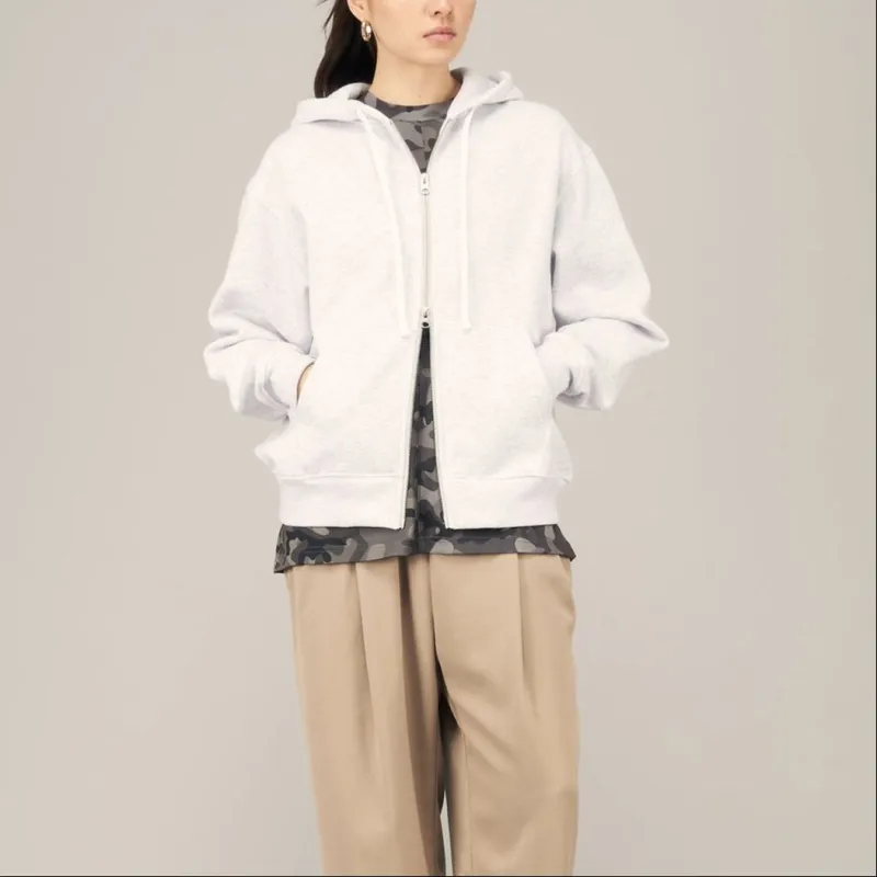 Dime MTL SS24 CURSIVE SMALL LOGO ZIP HOODIE Sweatshirt Unisex Lime Gray-1