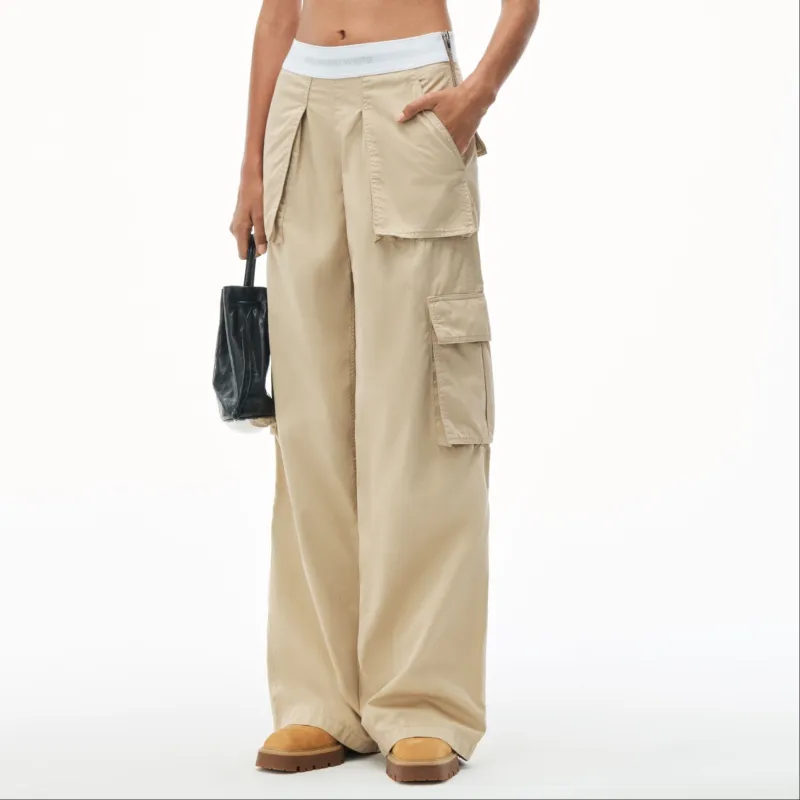 Alexander Wang Mid rise Cargo Trousers-1