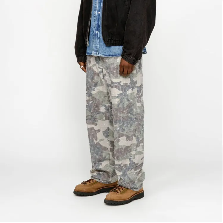 Stussy Needlepunch Big Ol' Jean - POIZON Stussy Needlepunch Big Ol' Jean - POIZON