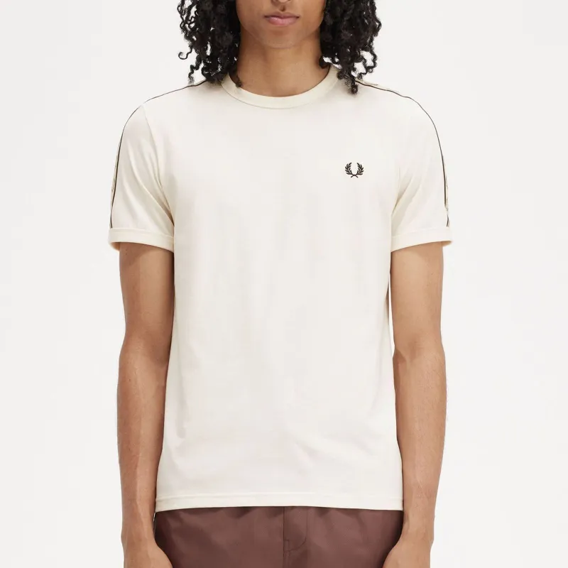 FRED PERRY Logo-embroidered Cotton T-shirt-2