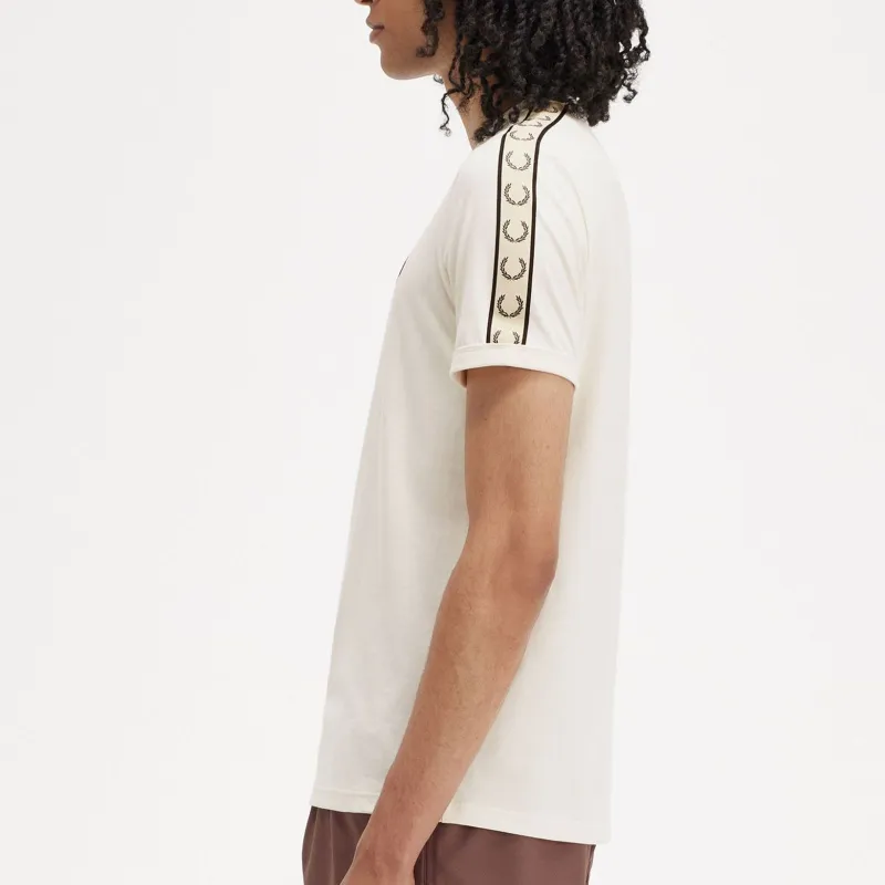 FRED PERRY Logo-embroidered Cotton T-shirt-3