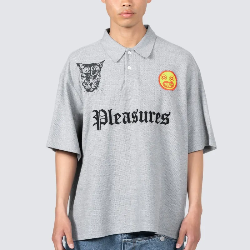 PLEASURES Wyatt Boxy Polo-1