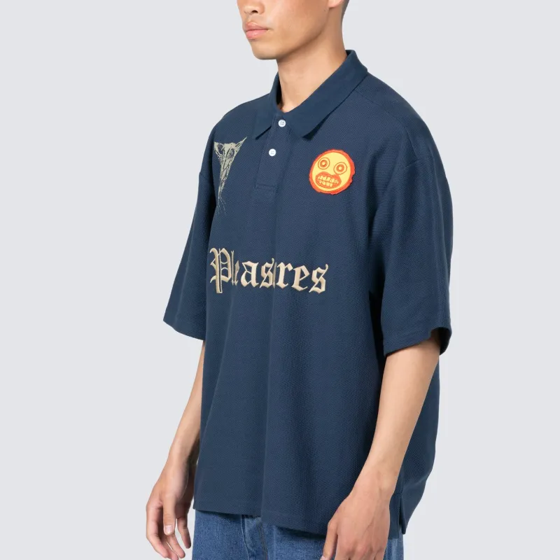 PLEASURES Wyatt Boxy Polo-2