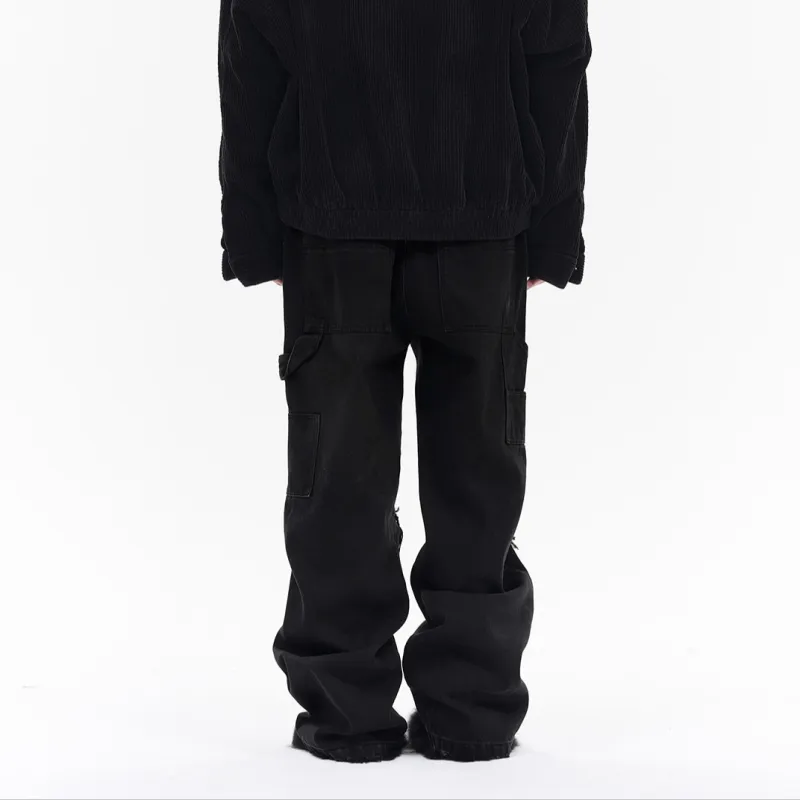 WE11DONE Jeans Men Black-3