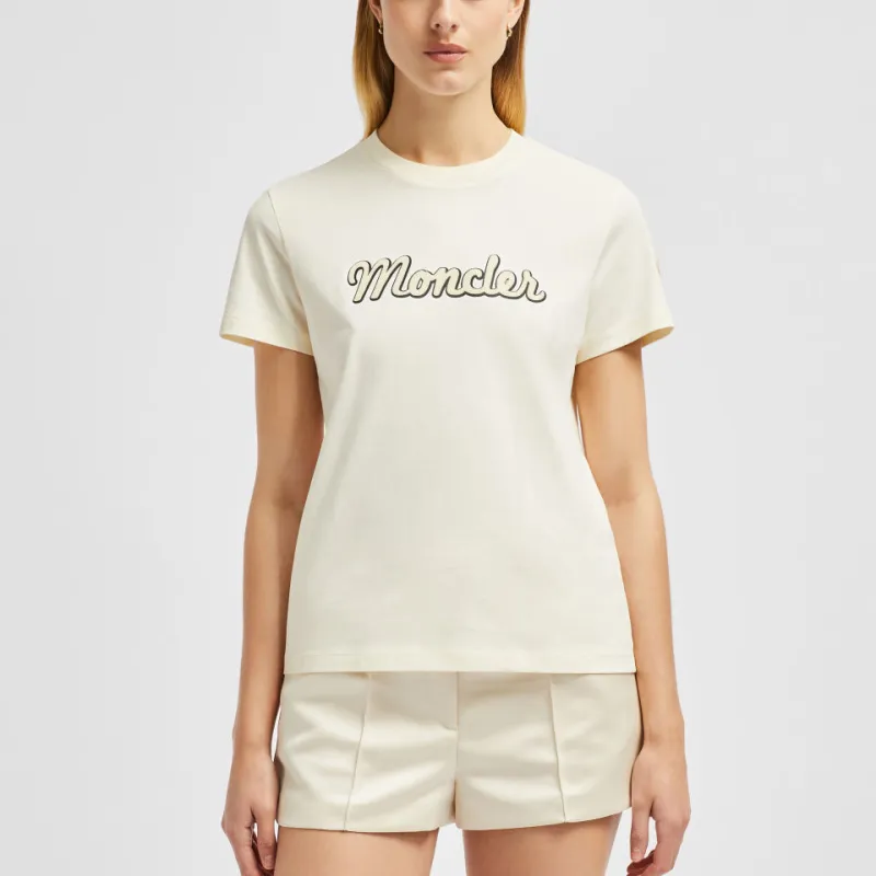 Moncler Logo Patch Crewneck T Shirt-1