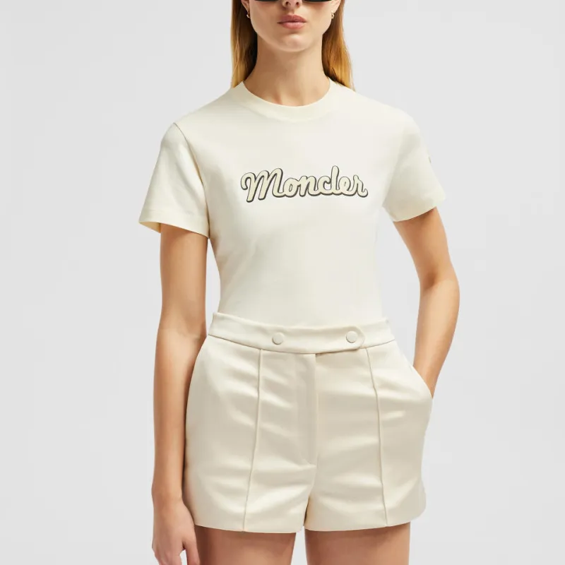 Moncler Logo Patch Crewneck T Shirt-3