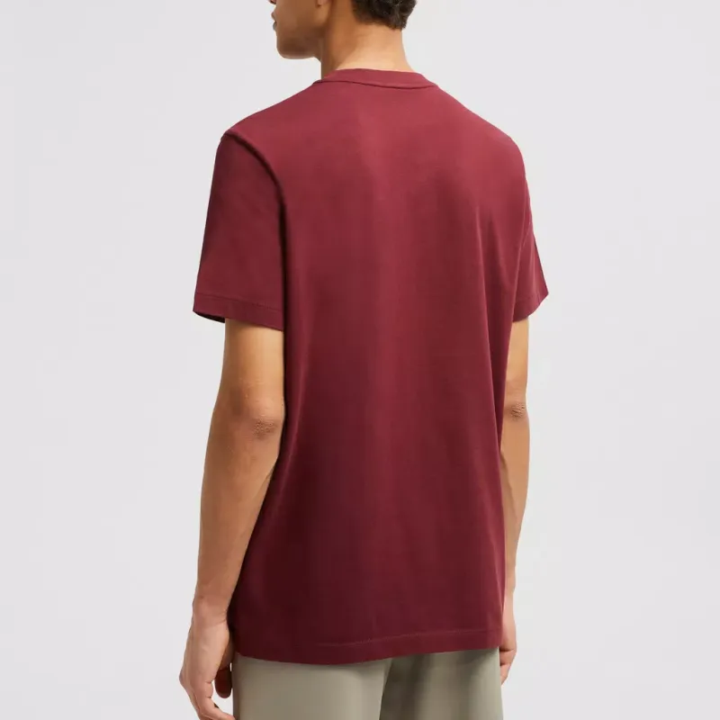 Moncler T Shirt Men's Bordeaux Red-3