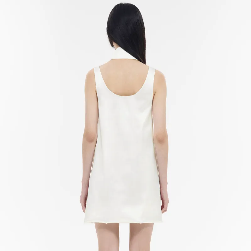 WE11DONE Detachable collar Mini Dress-3