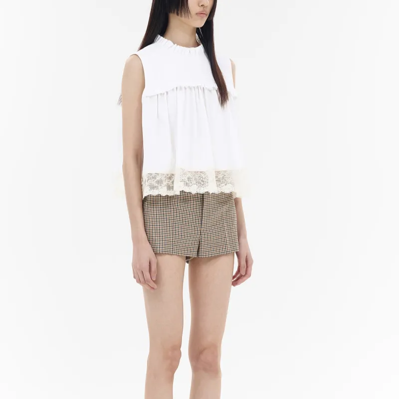 WE11DONE Lace Blouse-4