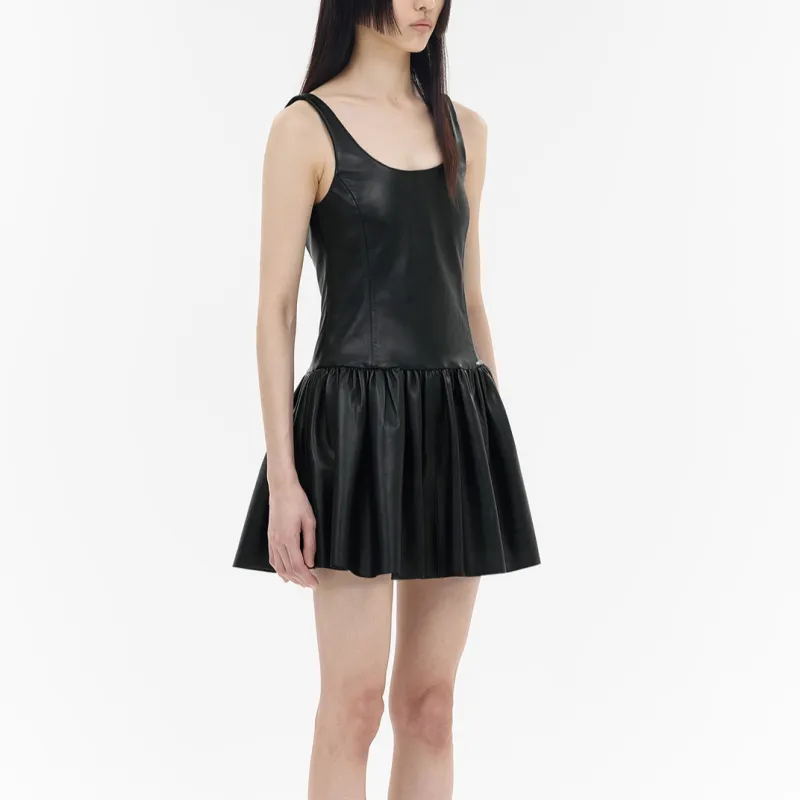 WE11DONE Sleeveless Dress Women's Black-4