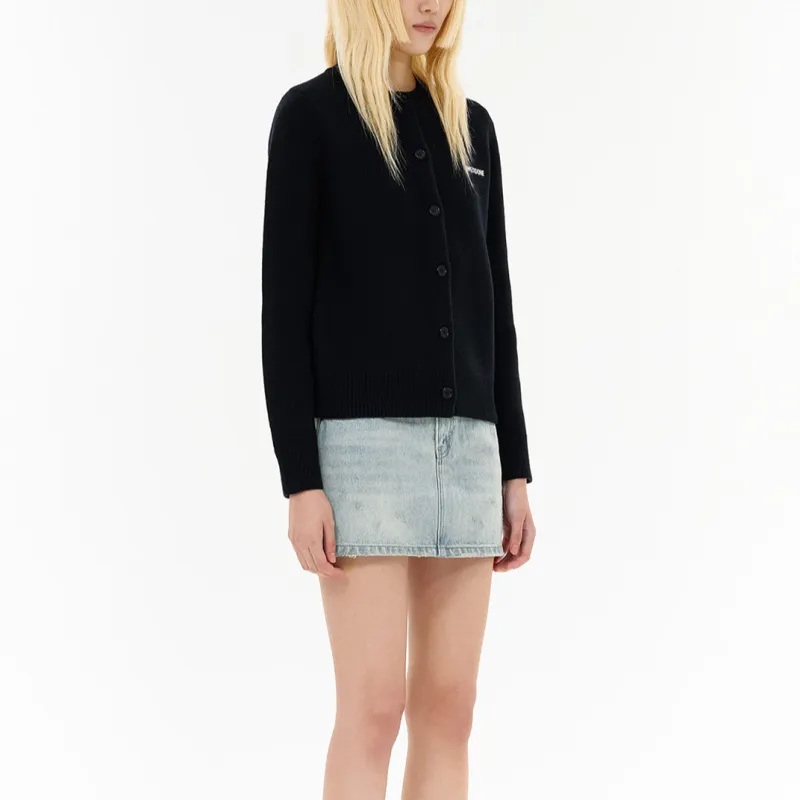 WE11DONE Round-neck Cardigan-4