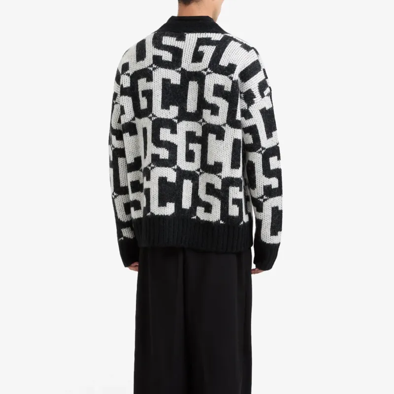 GCDS Monogram print Cardigan-2